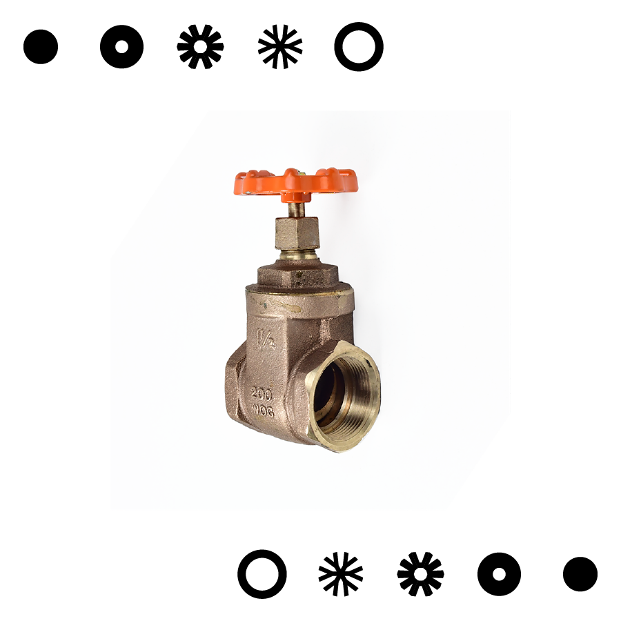 VALVULA COMPUERTA ROSCAR 3" DE BRONCE