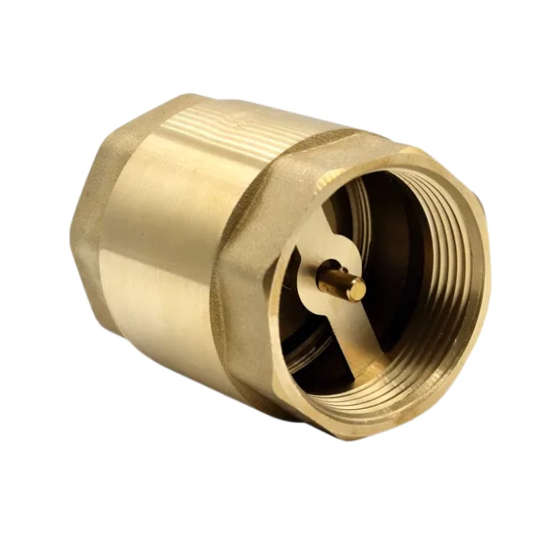 VALVULA CHECK DE LATON - 1 IN