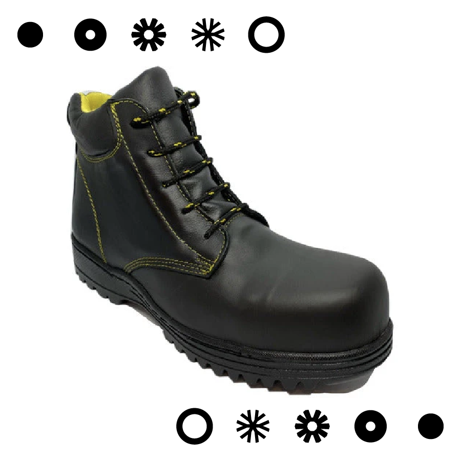 ZAPATO SEGURIDAD BORCEGUI CON CASCO DE ACERO ARCA 303 (NUM. 27)