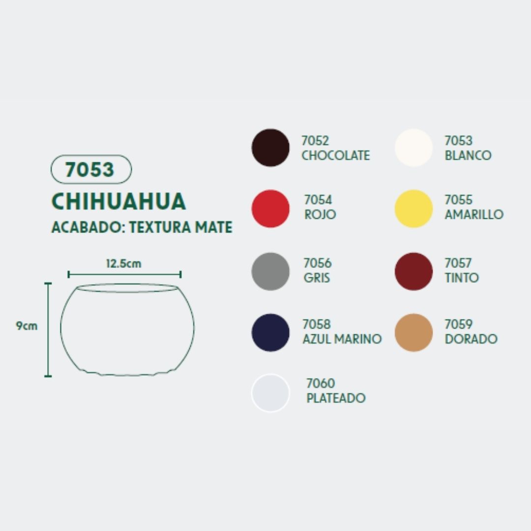 MACETA DE POLIETILENO CHIHUAHUA (AMARILLO)
