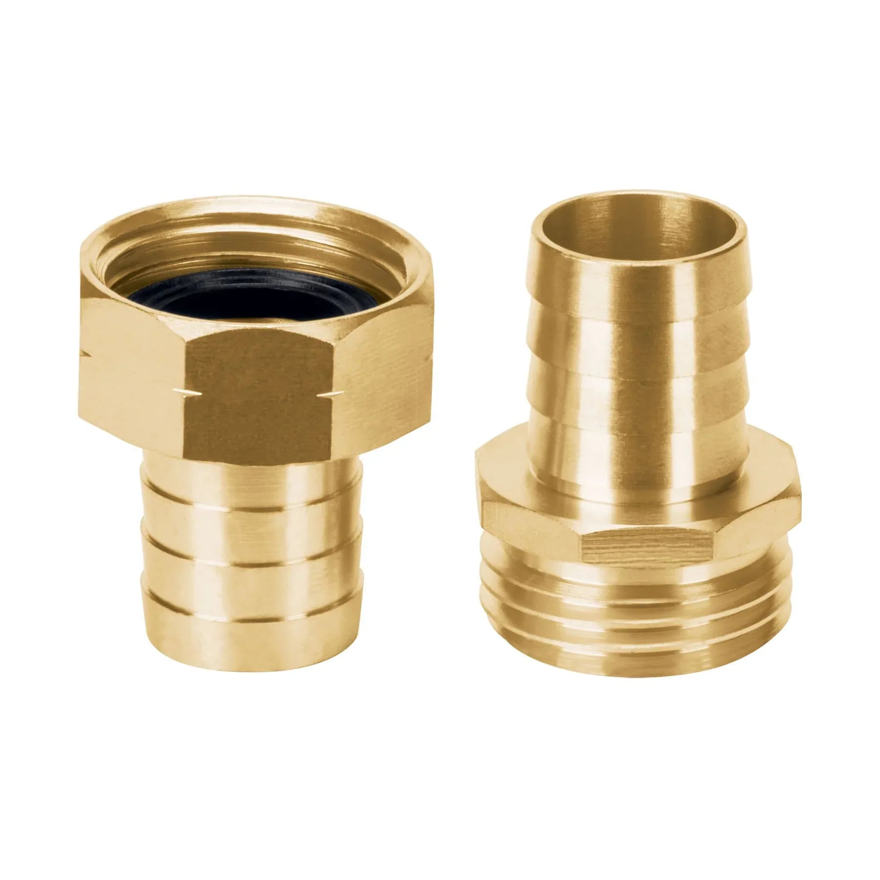 CONECTORES MACHO Y HEMBRA 3/4" DE LATÓN - - Vivero Yañez 