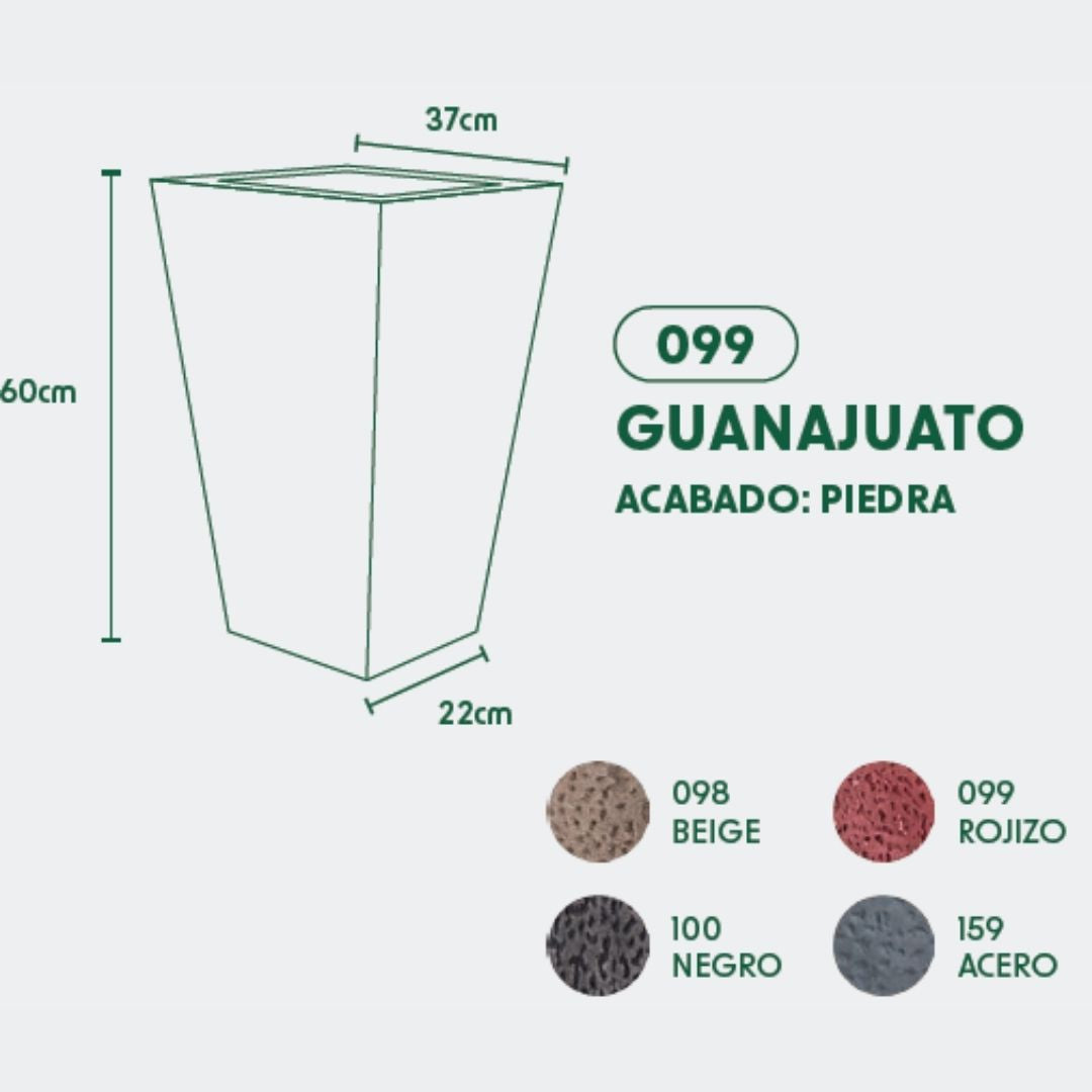 MACETA DE POLIETILENO GUANAJUATO (BEIGE)
