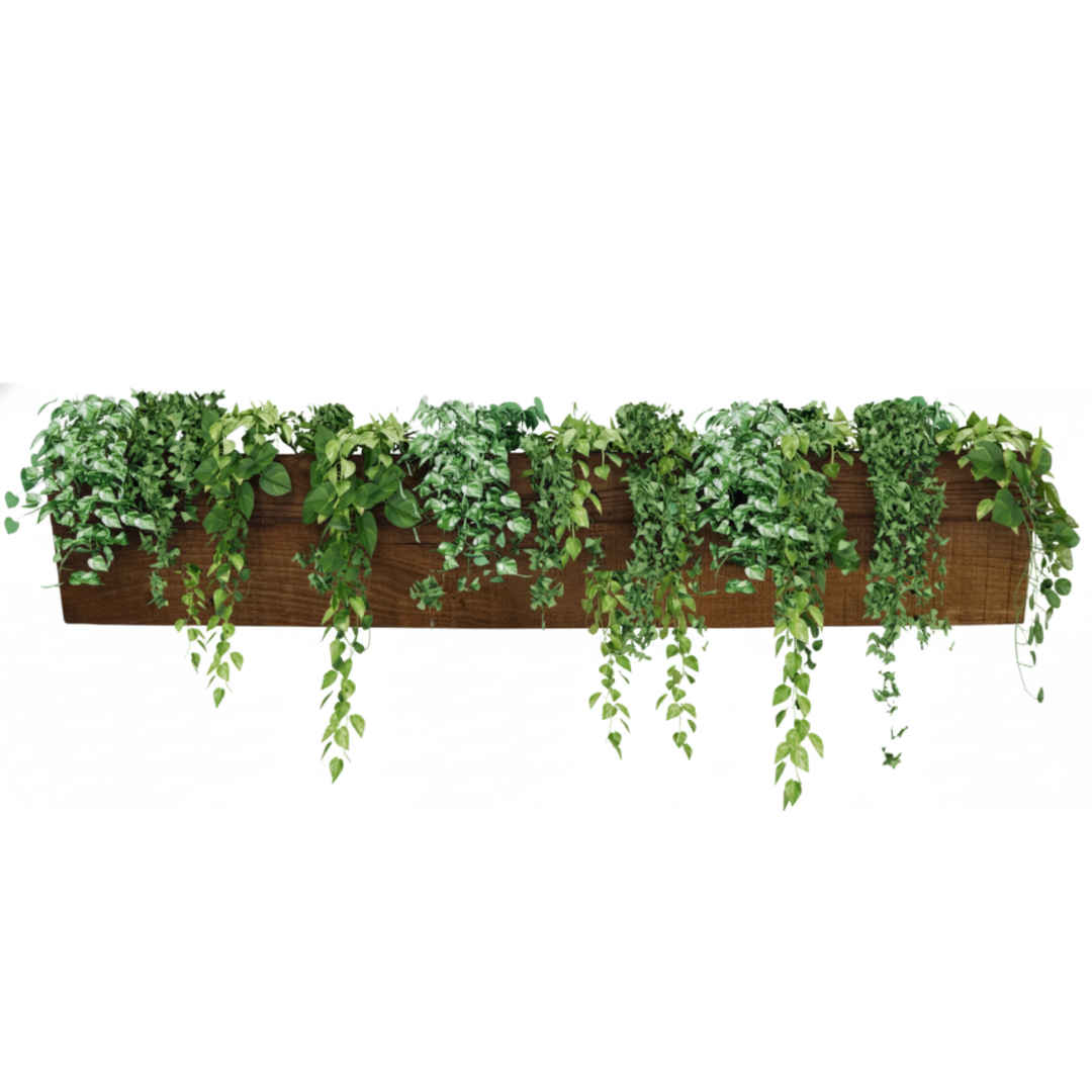 MACETA MADERA TIPO JARDINERA RECTANGULAR LARGA