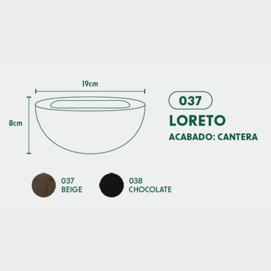MACETA DE POLIETILENO LORETO (BEIGE)