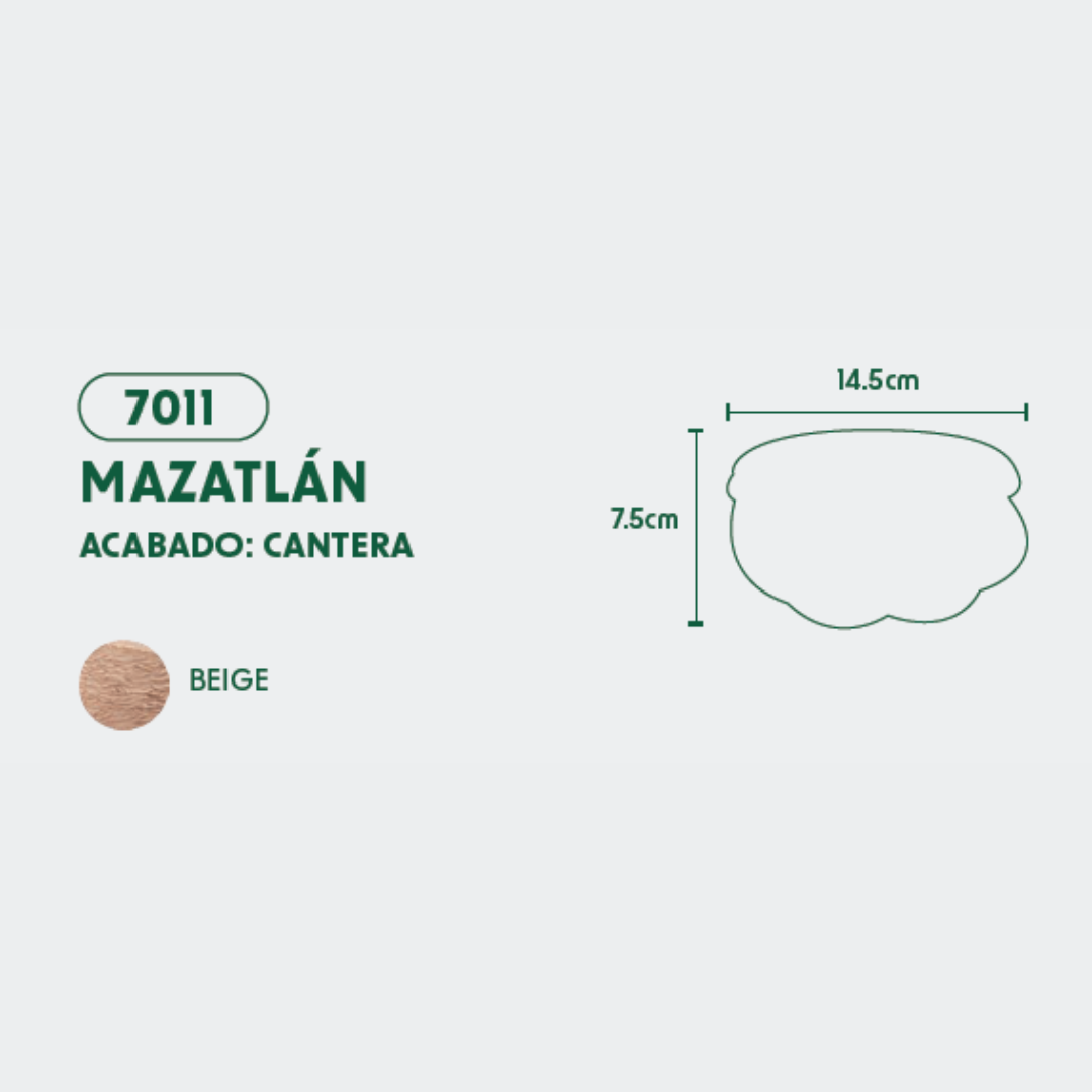 MACETA DE POLIETILENO MAZATLAN (BEIGE)