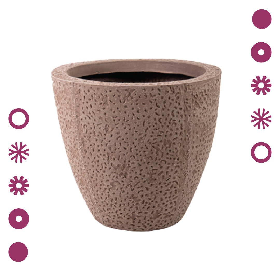 MACETA DE POLIETILENO PALENQUE (BEIGE)