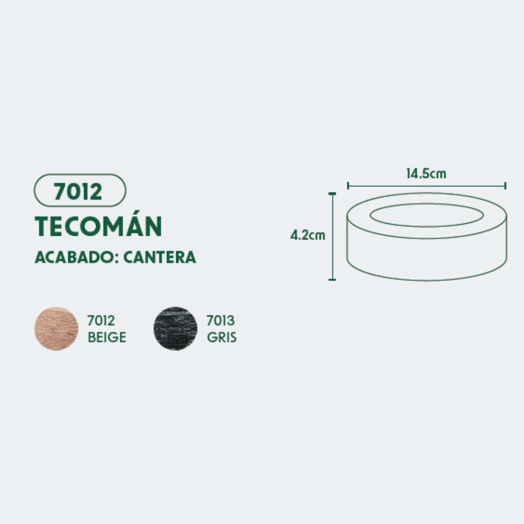 MACETA DE POLIETILENO TECOMAN (BEIGE)