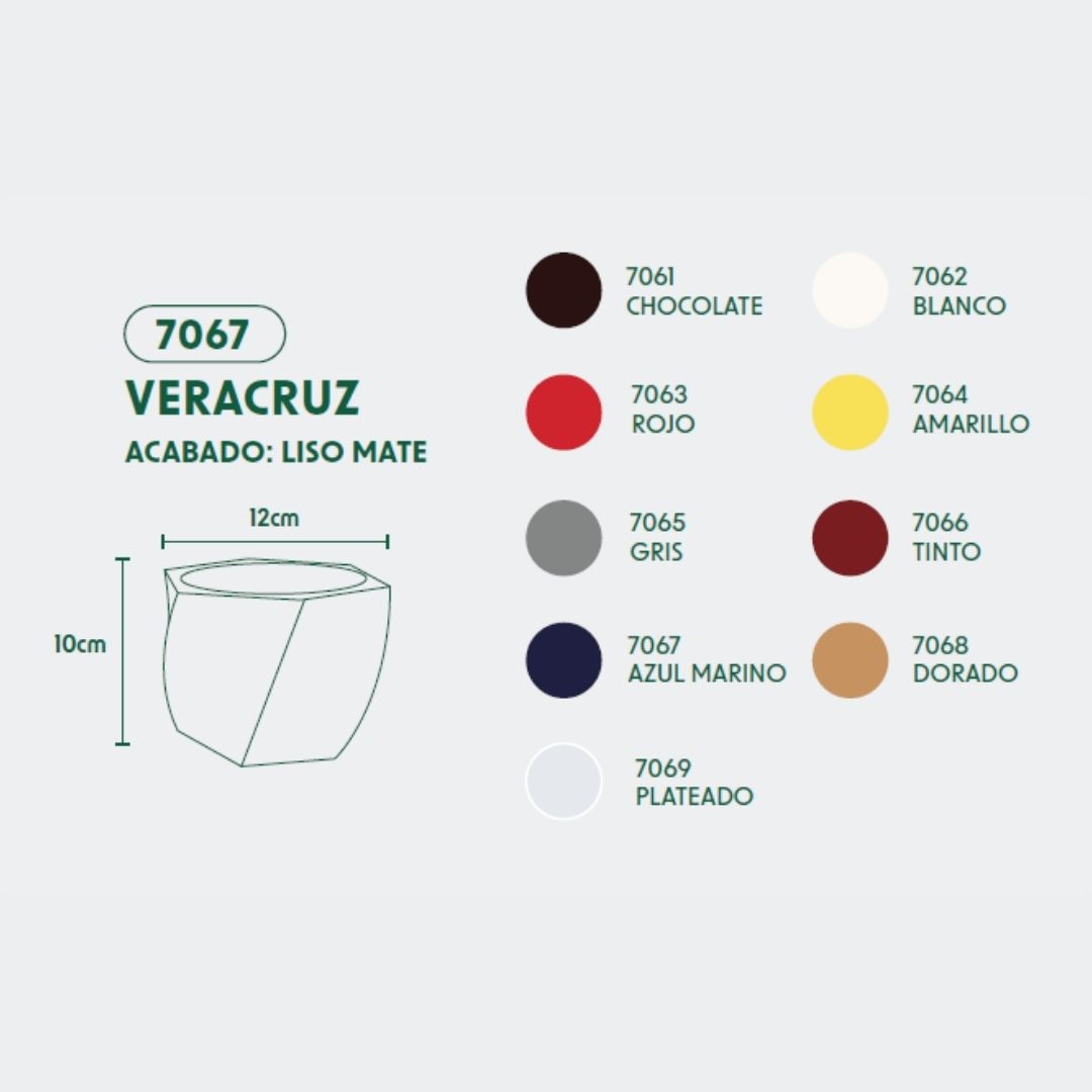 MACETA DE POLIETILENO VERACRUZ (BLANCO)